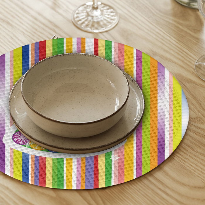 Hermia Pack de 4 Salvamanteles Multicolor de 37 cm